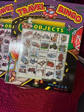 New Magnetic Travel Bingo set of two